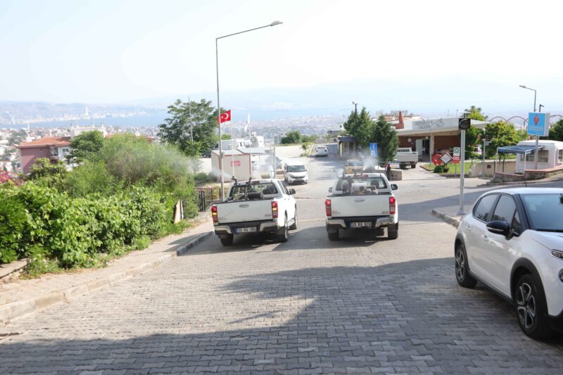 Bayraklı Belediyesi, havaların ısınmasıyla birlikte oluşabilecek sivrisinek ve haşere sorununa
