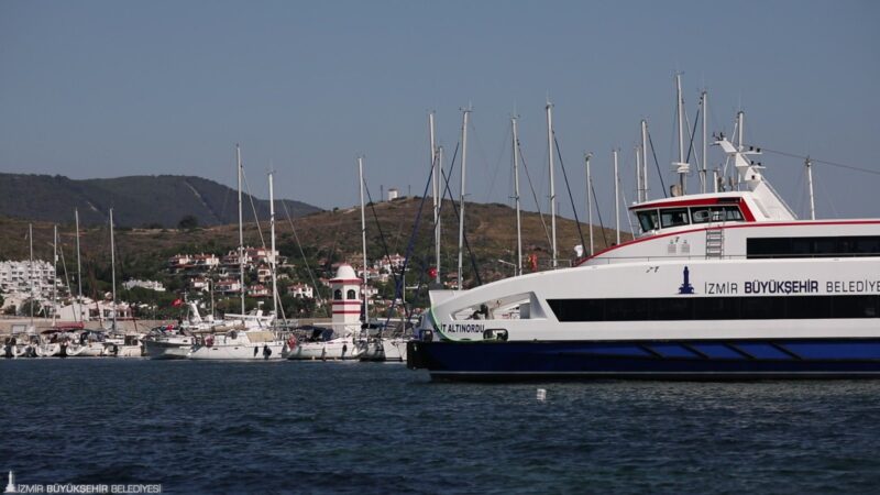 İzmir Büyükşehir Belediyesi İZDENİZ A.Ş. Genel Müdürlüğü’nün yaz seferleri Kurban