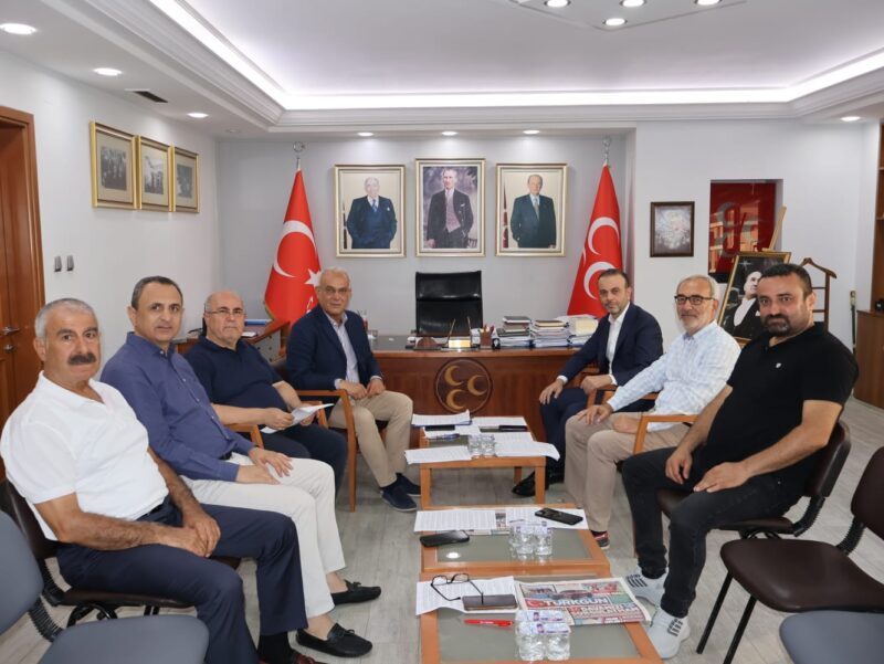 MHP Adana İl Başkanı Yusuf Kanlı ve AK Parti İl