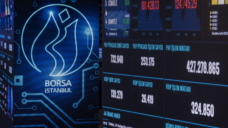 Borsa İstanbul'da BIST 100 endeksi, güne yüzde 1,12 yükselişle 10.588,16