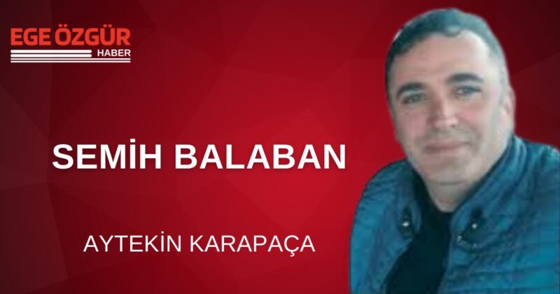 Ben Semih Balaban hocama yıllardır hep inandım. Halen inancım tamdır,