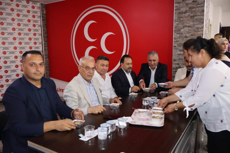 MHP Adana İl Başkanı Yusuf Kanlı, MHP Sarıçam İlçe Teşkilatı’nın