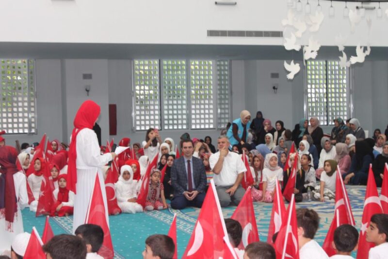 Sancaktepe Müftülüğü TDV Yaz Kuran Kursu Öğrencileriyle Demokrasi, Milli Birlik