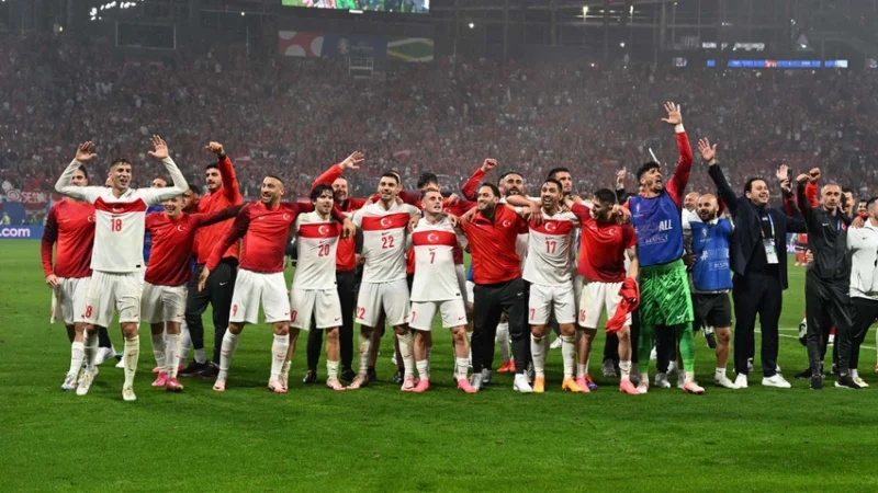 UEFA'nın resmi sitesinin Fransızca versiyonunda EURO 2024 çeyrek finalist olarak