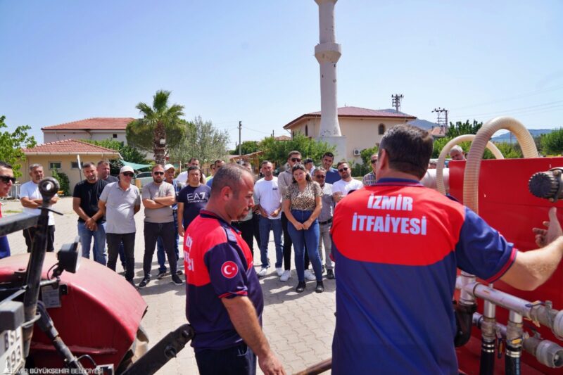İzmir Büyükşehir Belediyesi’nin orman yangınlarıyla mücadele için başlattığı çalışmalar kentin