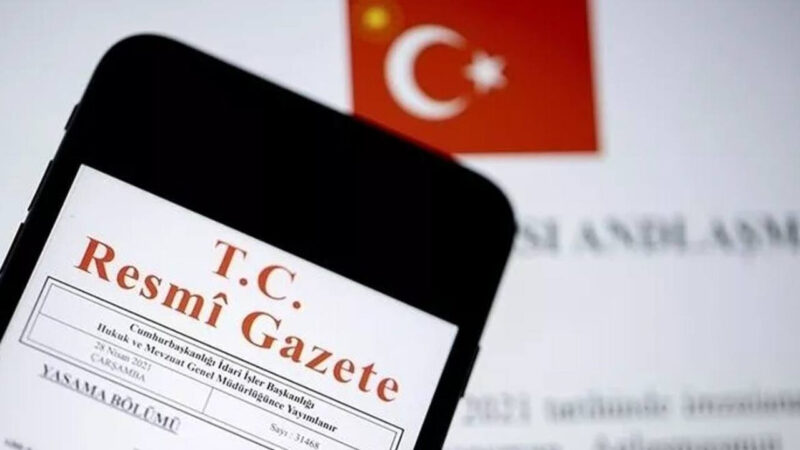 Resmi Gazete, 12 Temmuz 2024 tarihli 32600 sayılı sayısıyla yepyeni
