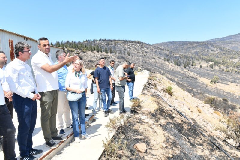 Çiğli Belediye Başkanı Onur Emrah Yıldız, Karşıyaka’nın Yamanlar Bölgesi’nde başlayan