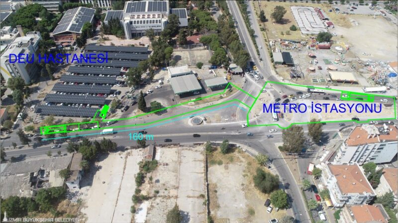 İzmir Büyükşehir Belediyesi, araç ve yaya trafiğinin yoğun olduğu İzmir