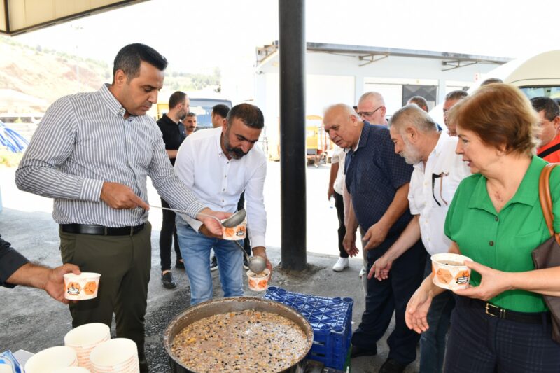 Çiğli Belediye Başkanı Onur Emrah Yıldız, Muharrem ayı dolayısıyla Şantiye
