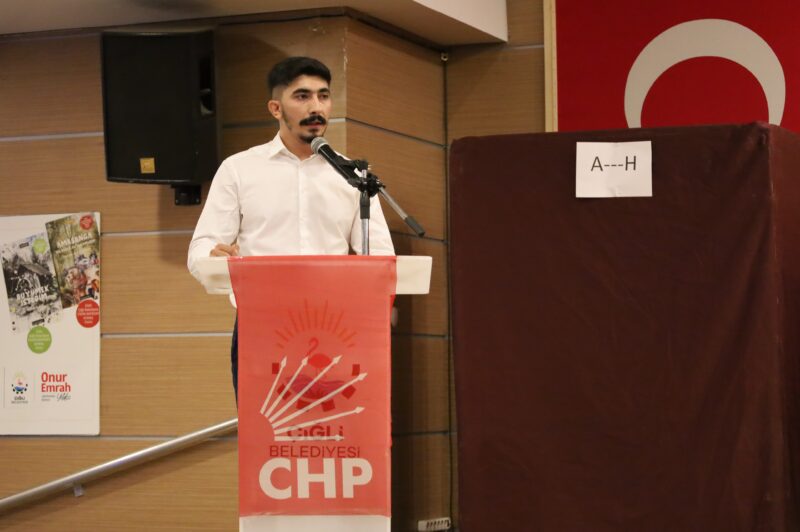 CHP Çiğli’de Gençlik Kolları Kongresi bugün yapıldı. Kongrede, mevcut gençlik