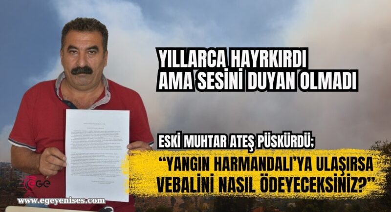 İzmir’in Karşıyaka ilçesi Yamanlar Karatepe mevkisinde dün akşam saatlerinde başlayan