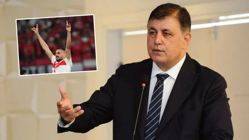 İzmir’e bozkurt işareti yapan futbolcu Merih Demiral’ın heykelinin dikileceği iddialarına