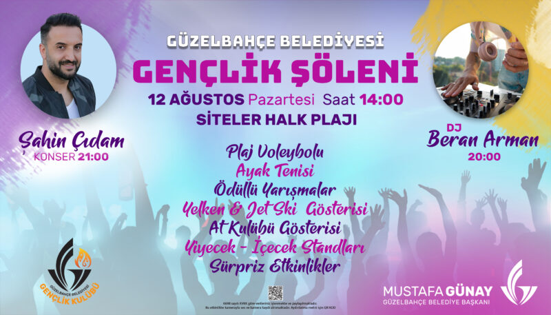 Güzelbahçe Belediyesi, Körfezin ilk ve tek mavi bayraklı plajında 1.Gençlik