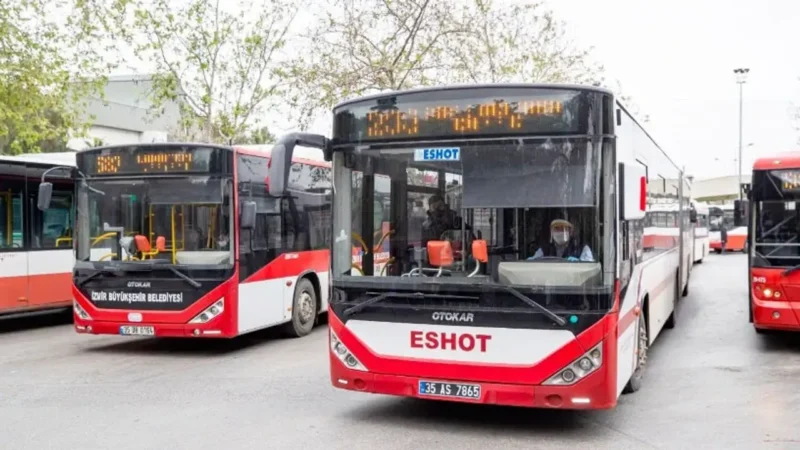 ESHOT, cumartesi ve pazar günü İzmir'de gerçekleştirilecek olan sınav oturumları