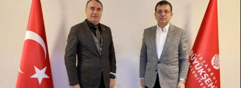 Cumhuriyet Halk Partisi PM Üyesi Hüseyin Yaşar Ekrem İmamoğluna verilen