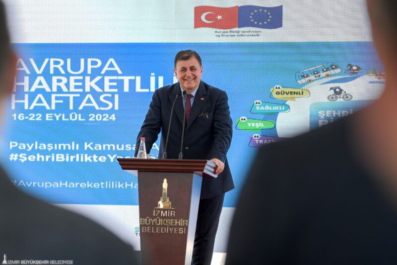 
İzmir Büyükşehir Belediye Başkanı Dr. Cemil Tugay, Avrupa Hareketlilik Haftası