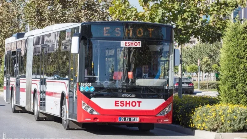 ESHOT'tan yapılan açıklamaya göre, Bornova Ankara Caddesi Yanyol'da yapılan kazı