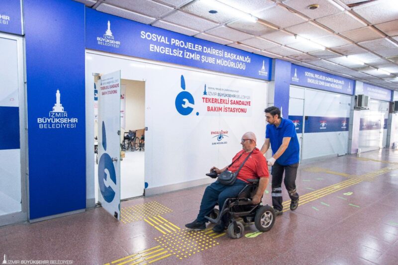 İzmir Büyükşehir Belediyesi Engelli Çalışmaları Şube Müdürlüğü Tekerlekli Sandalye Bakım