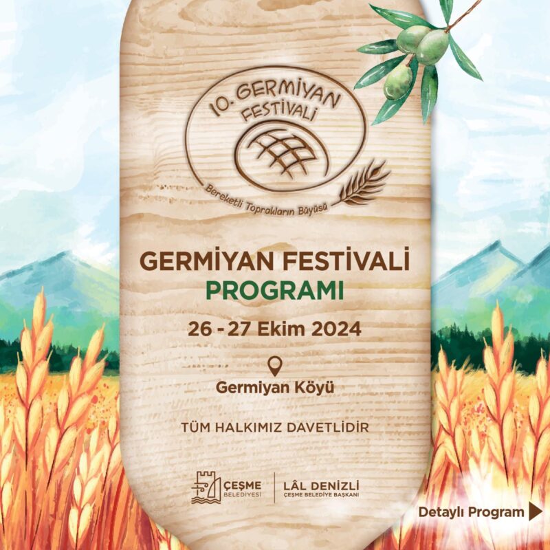 Germiyan Festivali, 26-27 Ekim’de kültür ve lezzet buluşmasıyla misafirlerini ağırlayacak