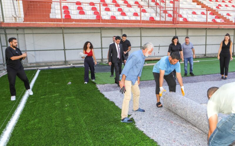 Bayraklı’nın önemli spor merkezlerinden biri olan Şehit Ümit Boz Spor