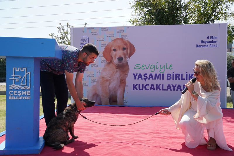 4 Ekim Dünya Hayvanları Koruma Günü kapsamında Pati Park’ta düzenlenen