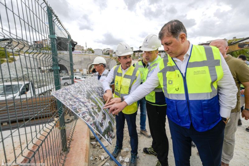 İzmir Büyükşehir Belediye Başkanı Dr. Cemil Tugay, Buca Onat Tüneli