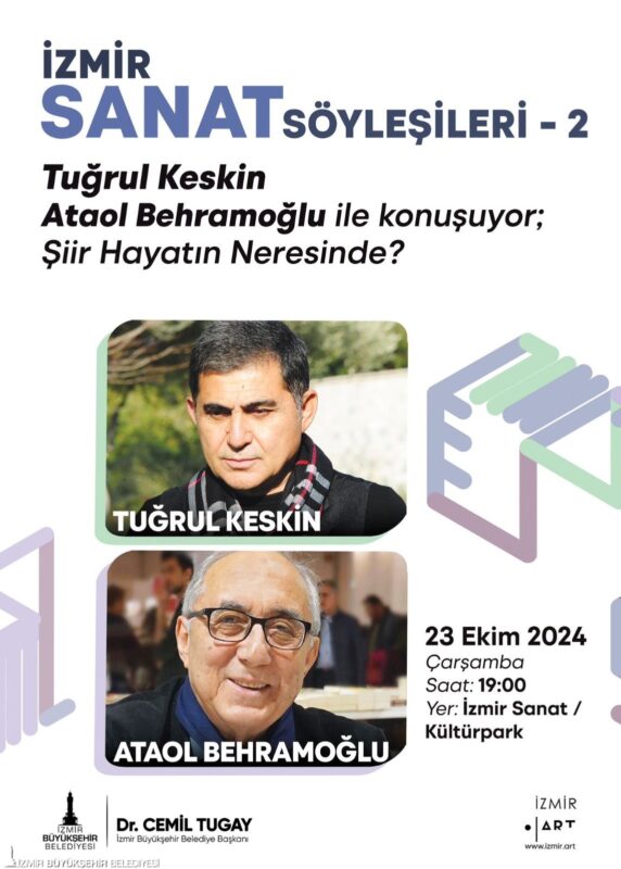 İzmirli edebiyatseverler tarafından yoğun ilgi ile karşılanan İzmir Sanat Söyleşileri’nin