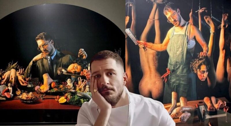 Uraz Kaygılaroğlu, "Kadın Cinayeti" temalı fotoğrafları ve sergi sahibi Sayna