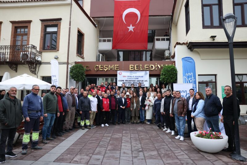 Çeşme Belediyesi ile DİSK’e bağlı Genel İş Sendikası İzmir 4