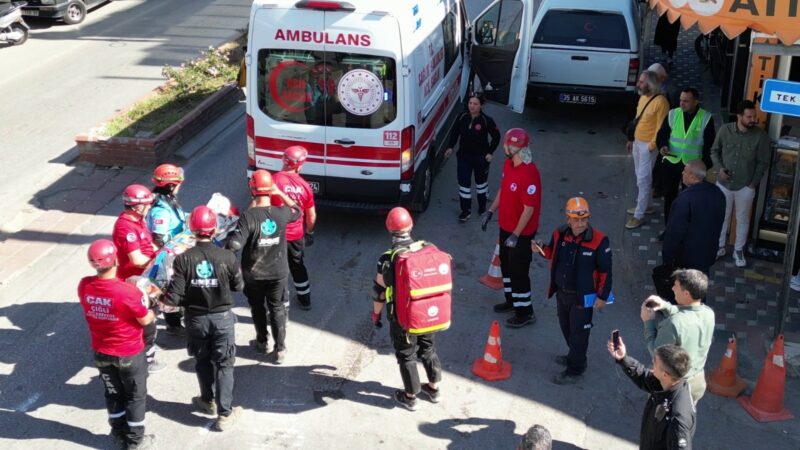 Çiğli Belediyesi Arama Kurtarma Ekibi (ÇAK) senaryoya göre merkez üssü