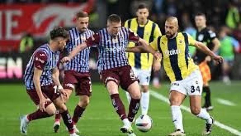Süper Lig'in 11. haftasında Fenerbahçe, Trabzonspor'u 90+12. dakikada Sofyan Amrabat'ın