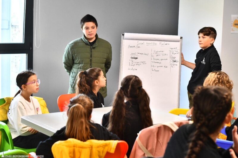 İzmir Büyükşehir Belediyesi tarafından oluşturulan İzmir Çocuk Meclisi,  komisyon