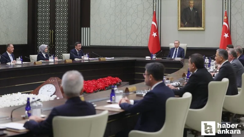 15 günlük aranın ardından Cumhurbaşkanlığı Kabinesi, bugün Beştepe'de Cumhurbaşkanı Erdoğan