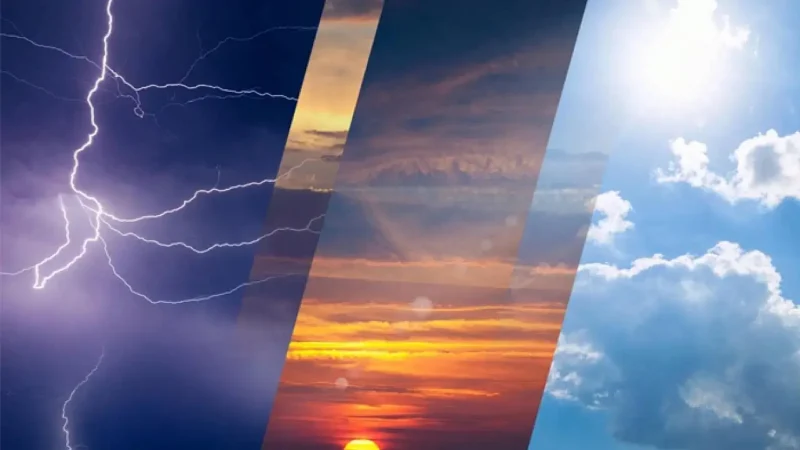 Meteoroloji verilerine göre, Marmara, Ege, Akdeniz, İç Anadolu, Batı ve