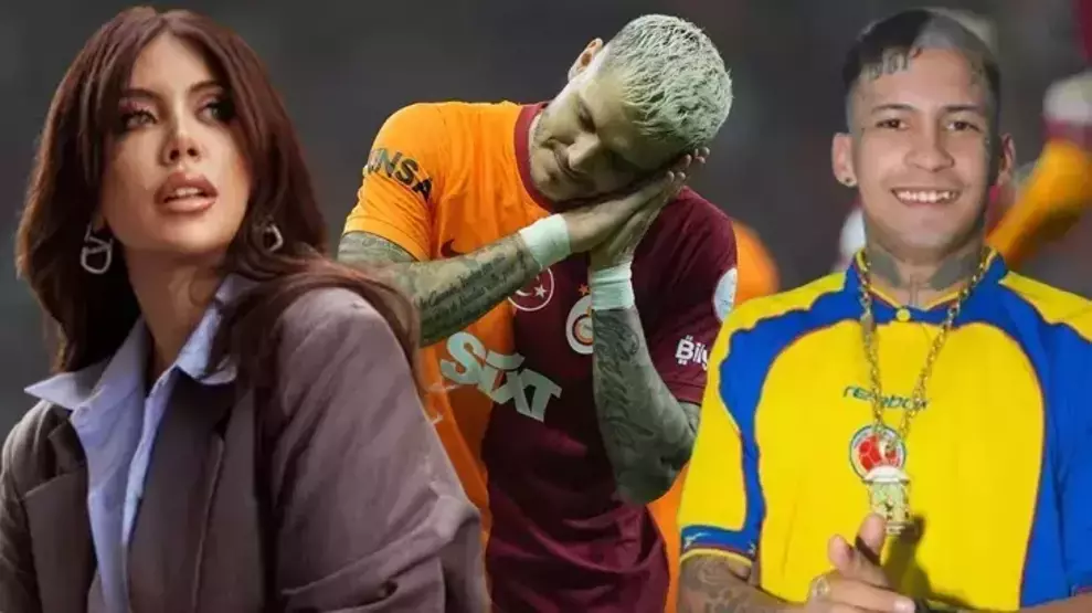 Wanda Nara'nın yeni sevgilisi L -Gante açtığı canlı yayında Galatasaraylıları