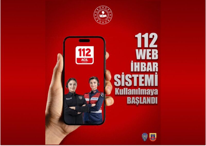 12 Web İhbar Sistemi, şüpheli olaylar için hızlı ve güvenli