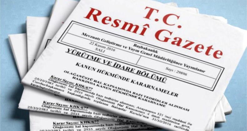 26 Aralık 2024 tarihli Resmi  Gazete'de, merakla beklenen yeni