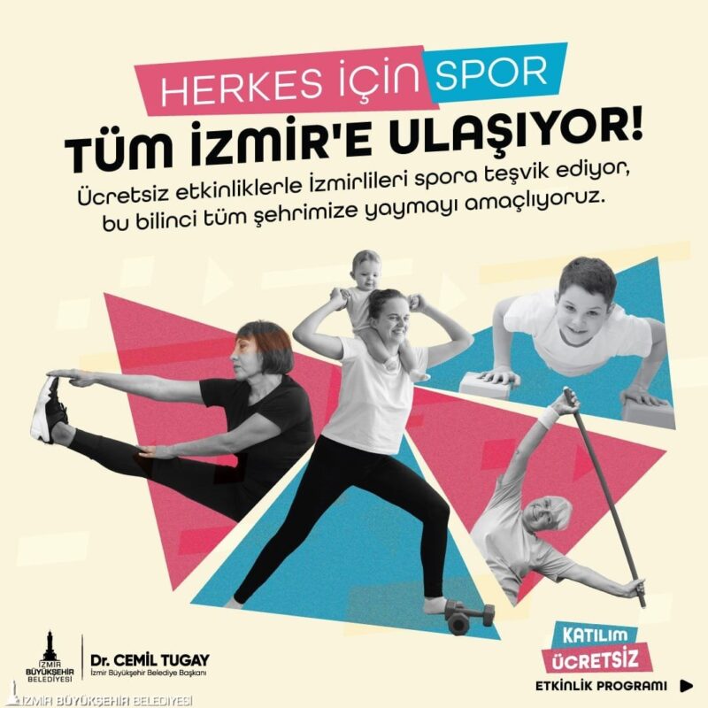 İzmir Büyükşehir Belediyesi’nin sporu kentin dört bir yanında yaygınlaştırmak için