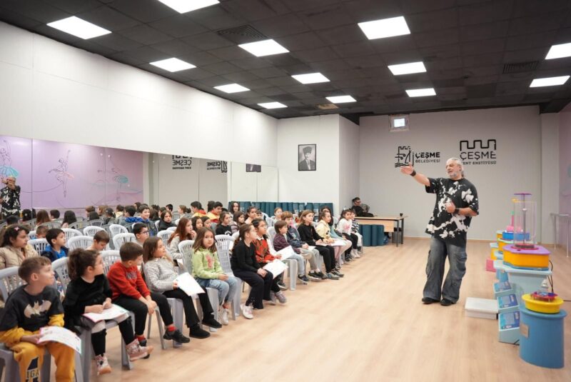 Çeşme’de çocukların heyecanla beklediği Sömestr Festivali sona erdi. Başkan Denizli,