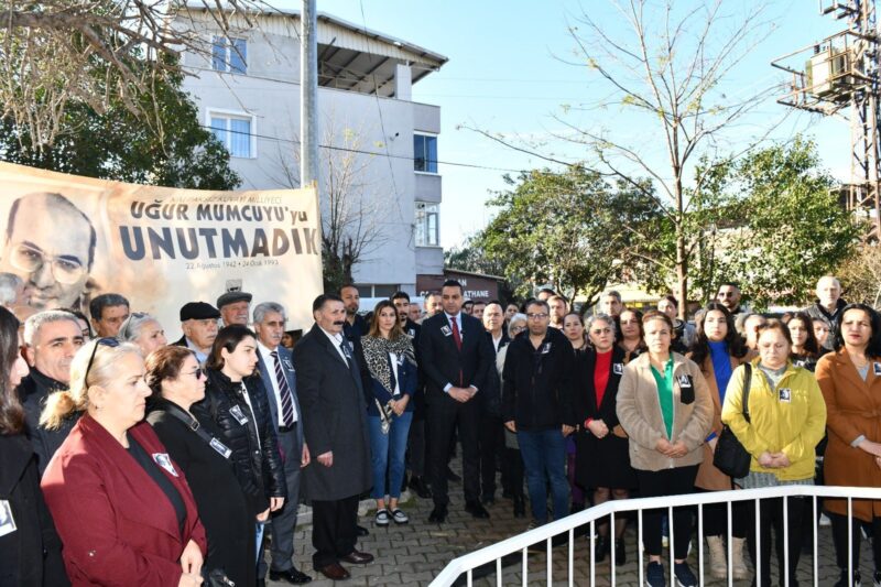 Araştırmacı Gazeteci, Yazar Uğur Mumcu, katledilişinin 32. yıl dönümünde Çiğli