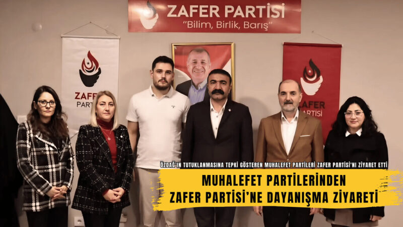 Zafer Partisi Genel Başkanı Ümit Özdağ’ın “halkı kin ve düşmanlığa