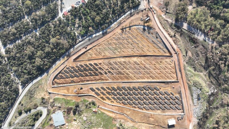 İzmir Büyükşehir Belediyesi kentin artan mezarlık ihtiyacına cevap verebilmek için