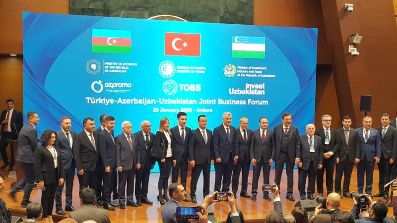 Türkiye, Azerbaycan ve Özbekistan Üçlü İş Forumu, Ankara’da TOBB Konferans