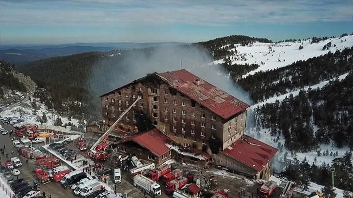 Bolu Kartalkaya Kayak Merkezi'ndeki otelde çıkan yangının tüm yönleriyle araştırılması