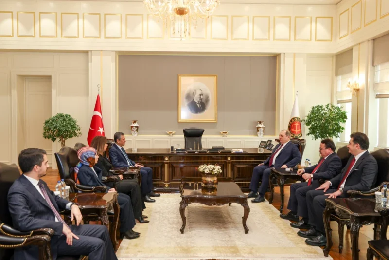 CHP Genel Başkanı Özgür Özel, Yargıtay Birinci Başkanı Ömer Kerkez’i