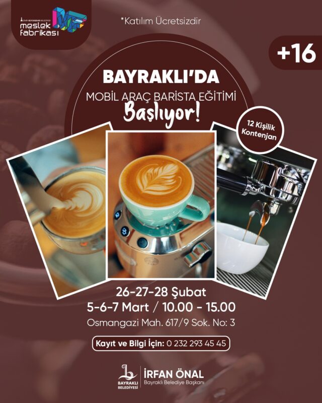 Bayraklı Belediyesi, yıl boyunca düzenlediği meslek edindirme ve hobi kurslarına