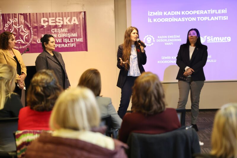 Çeşme Belediye Başkanı Lâl Denizli, İzmir Kadın Kooperatifleri İl Koordinasyon