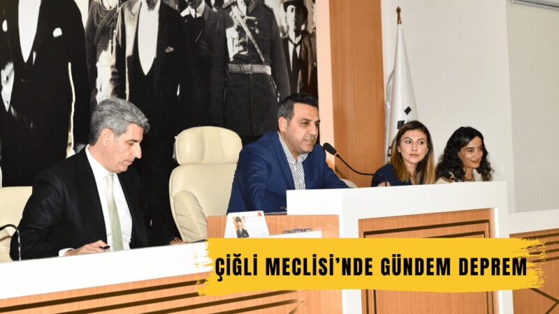 Çiğli Belediyesi Şubat ayı olağan meclis toplantısının birinci oturumu Başkan