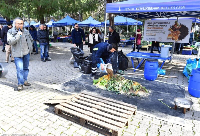 İzmir Büyükşehir Belediyesi, sürdürülebilir atık yönetimi ve tarımsal alanların canlandırılması