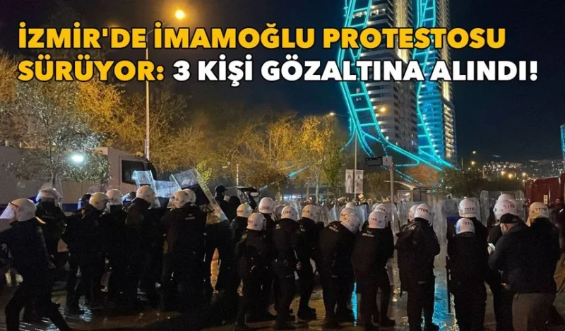 İzmir Bornova’daki üniversite öğrencileri direnişe devam ediyor. Büyük parktan AKP